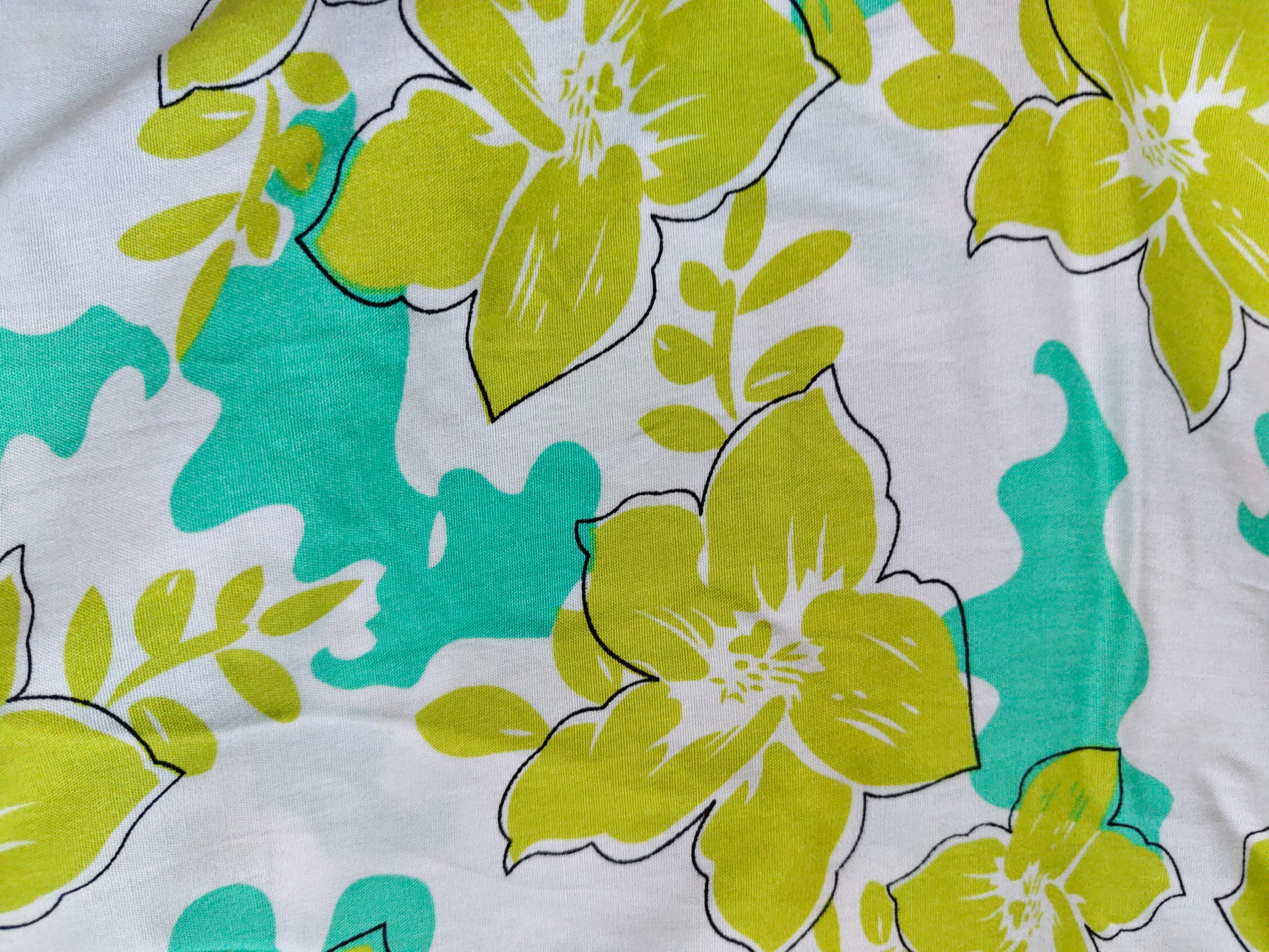 Lime Bloom Floral Shirt